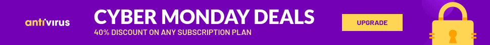 Cyber Monday Antivirus Subscription Deals Large Leaderboard