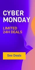 Cyber Monday Limited 24h Deals Vertical Banner