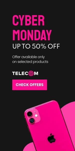 Cyber Monday Pink Apple Phone