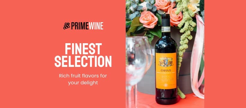 Finest Selection of Fruity Wines Facebook Cover