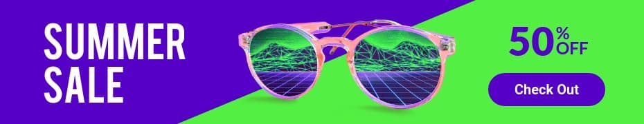 Eyewear Summer Sale Top Banner
