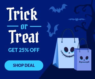 Trick or Treat Halloween Sale Large Rectangle