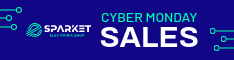 Electronic Shop Cyber Monday Sales Half Banner