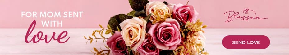 Sent with Love Mother's Day Flowers Top Banner