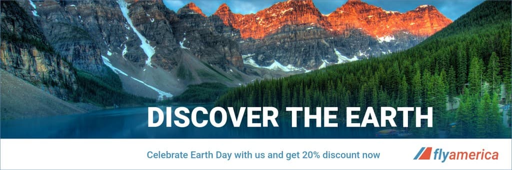 Travel and Discover Earth Day X Header