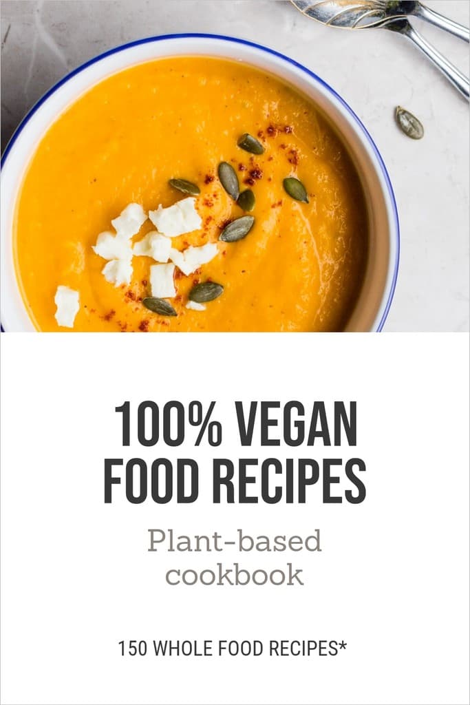 100 Vegan Food Recipes Pinterest Pin Tall