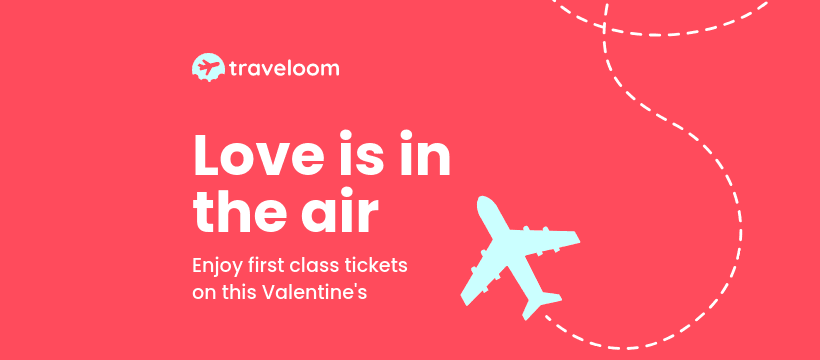 Love Is In The Air Valentine's Day Facebook Cover