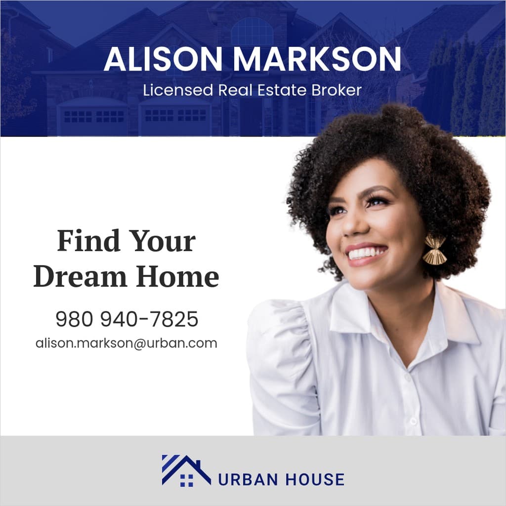 Find Dream Home Real Estate Broker Instagram Post