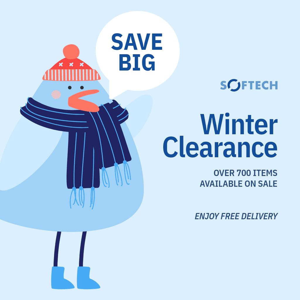 Christmas Winter Clearance Bird Facebook Square Post