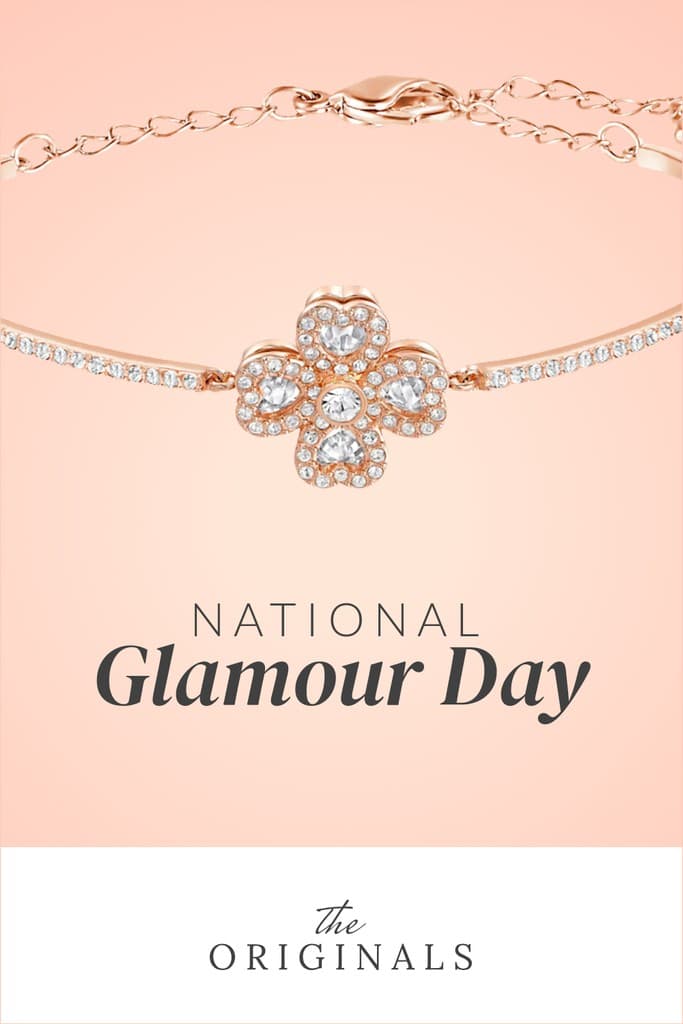 National Glamour Day Bracelet Pinterest Pin Tall