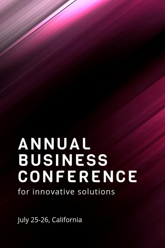 Business Innovation Conference Pinterest Pin Tall