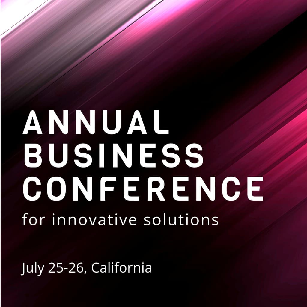 Business Innovation Conference Instagram Post