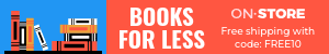 Books for Less and Free Shipping Mobile Banner