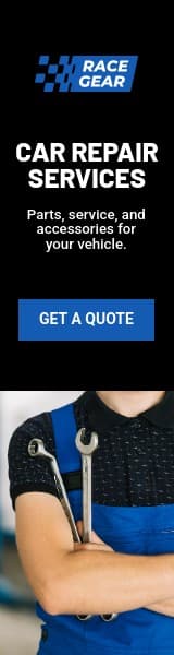 Car Repair Service Race Gear Wide Skyscraper