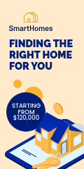 Finding The Right Home Illustration Vertical Banner