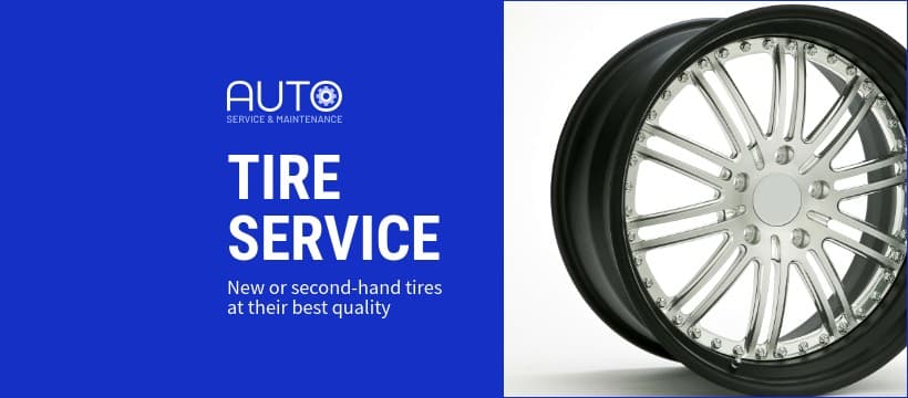 Best Quality Car Tire Service Animated
