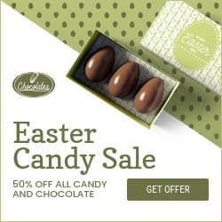 Green Easter Candy Sale Square