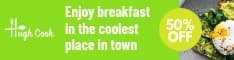 Cool Healthy Breakfast Promo Half Banner