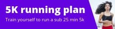 5k Running Plan Half Banner