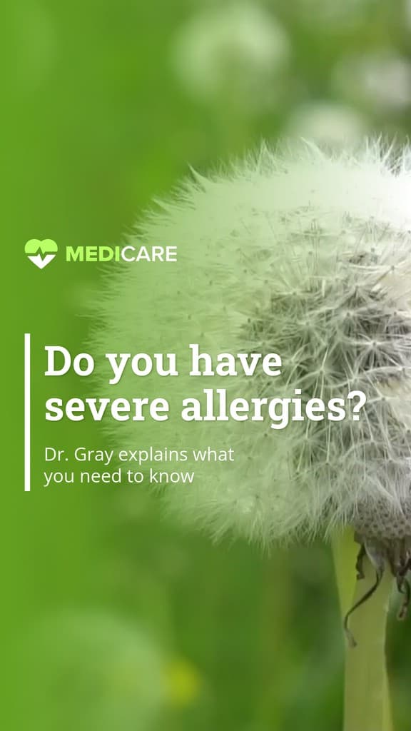 Doctor Gray About Severe Allergies Video Video Story
