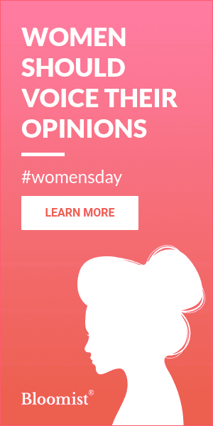 Women's Day Modern Voice Half Page