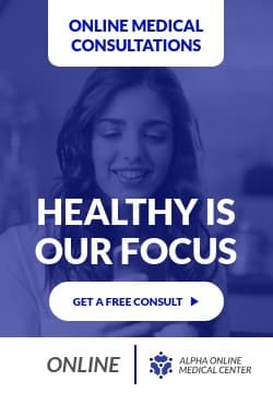 Blue Online Medical Consultations Triple Widescreen