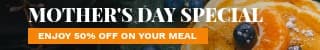Mother's Day Special Meal Promo Mobile Leaderboard