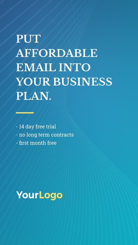 Affordable Email Business Plan Story