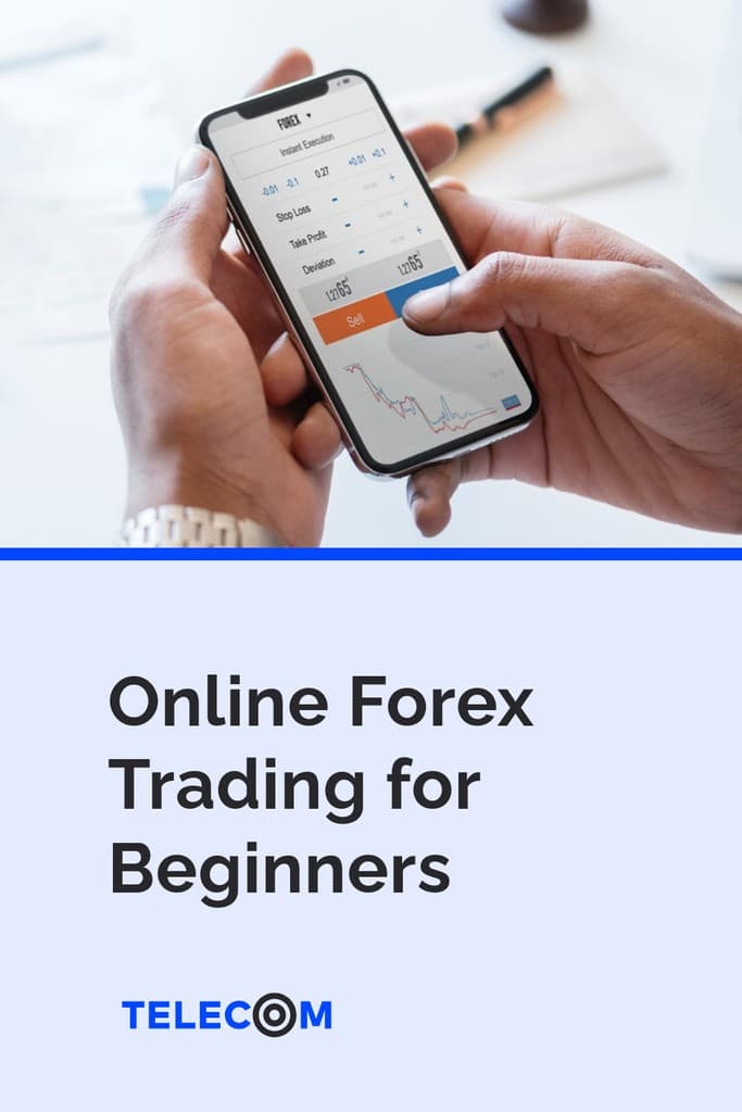 Online Forex Trading for Beginners Pinterest Pin Tall