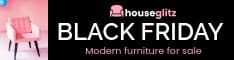 Black Friday Modern Pink Furniture Sale Half Banner