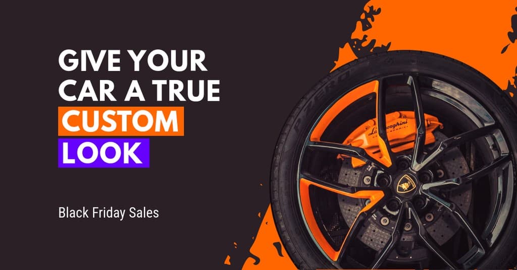 Black Friday Custom Car Rims Facebook Sponsored Message