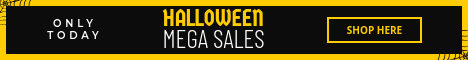 Halloween Mega Sales Only Today Main Banner