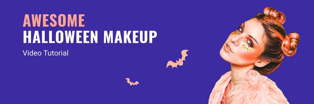 Awesome Halloween Makeup Tutorial X Header