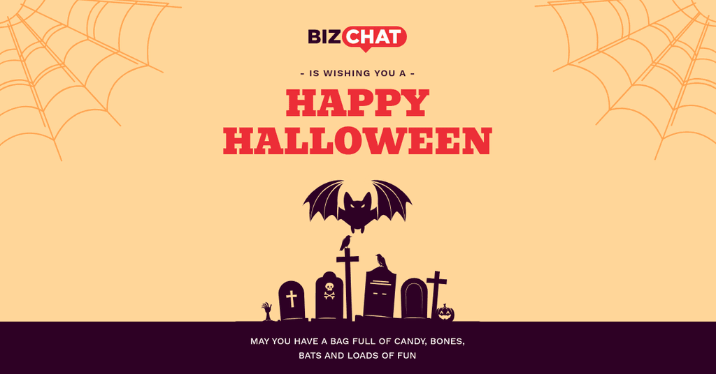 BizChat Wishing Happy Halloween