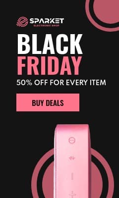 Black Friday Pink Portable Speaker