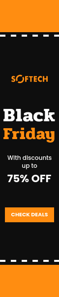 Orange Black Friday Road Discount Skyscraper