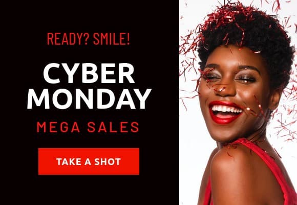 Cyber Monday Take a Smile Shot Netboard