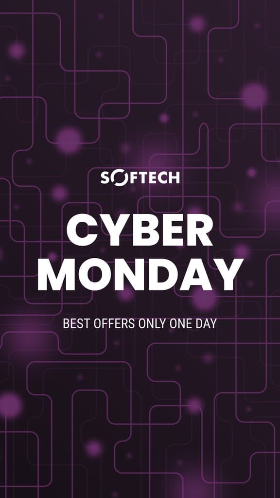 Cyber Monday Best Purple Offers Story