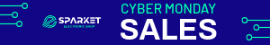 Electronic Shop Cyber Monday Sales Mobile Banner