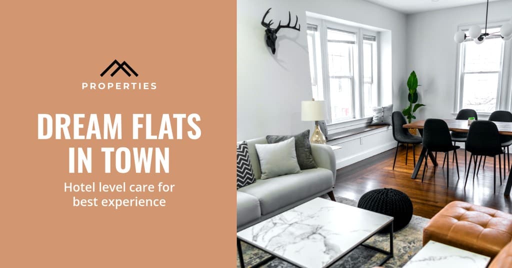 Hotel Experience Dream Flats in Town Facebook Sponsored Message