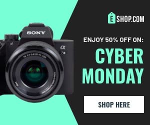 Cyber Monday Enjoy Sony Photography