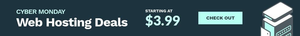 Cyber Monday Web Hosting Deals Panorama