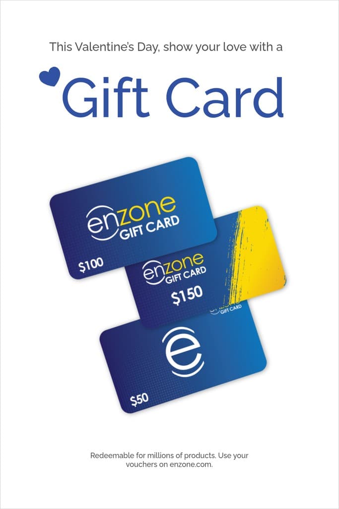 Show Your Love Valentine's Day Gift Card Pinterest Pin Tall