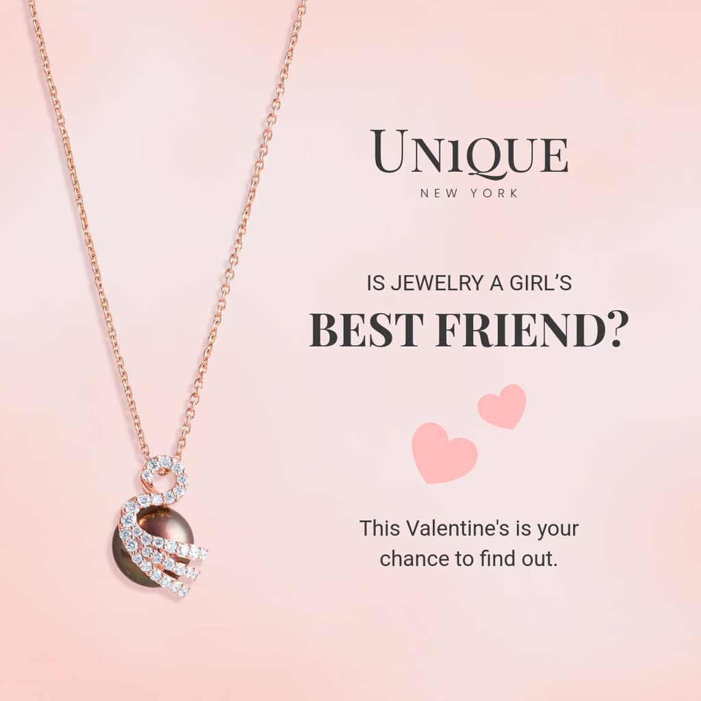 Jewelry Best Friend on Valentine's Day Facebook Square Post