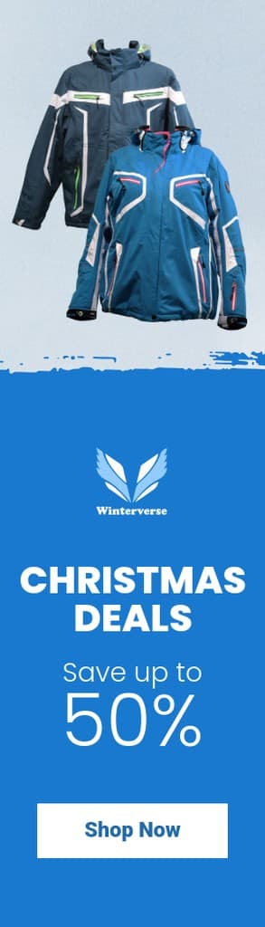 Blue Winterverse Christmas Deals Portrait