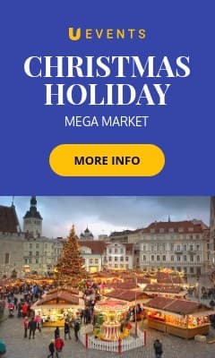 Christmas Holiday Mega Market Vertical Rectangle