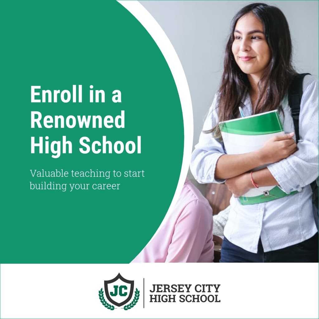 Enroll in a Renowned High School Facebook Square Post