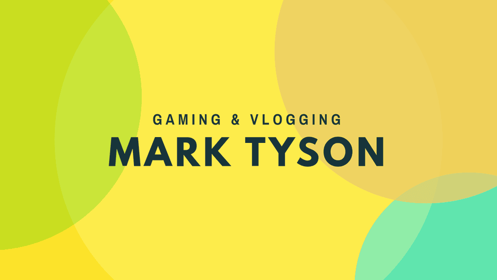 Mark Tyson Channel 2560x1440 YouTube Channel Banner