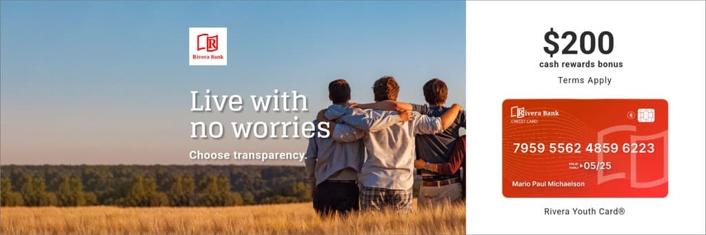 Rivera Bank Youth Card X Header