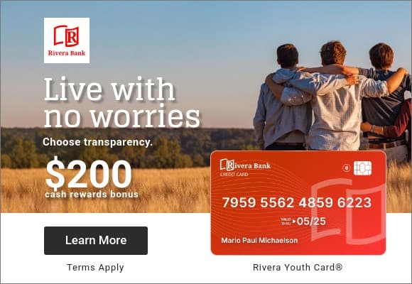 Rivera Bank Youth Card Netboard